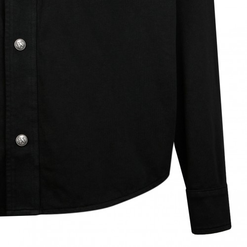 Black Gothic Logo Hoodie