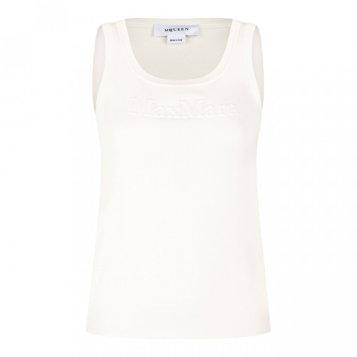 Ivory White Crepe Top