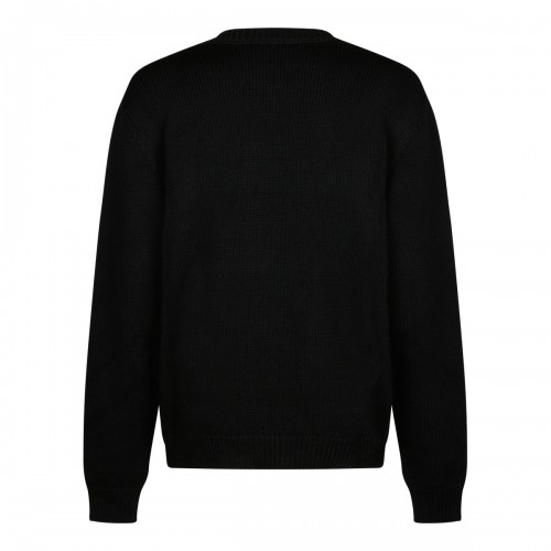 Black Knitted Construction Jumper 2
