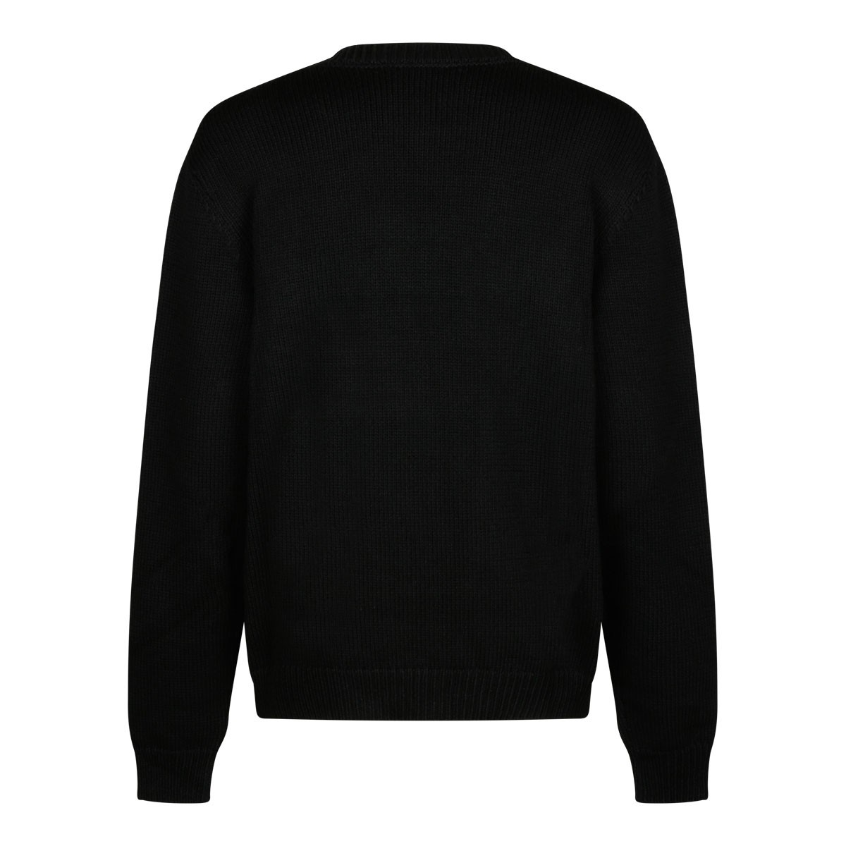 Black Knitted Construction Jumper