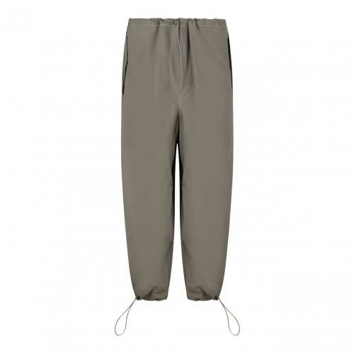 Dark Green Parachute Trousers
