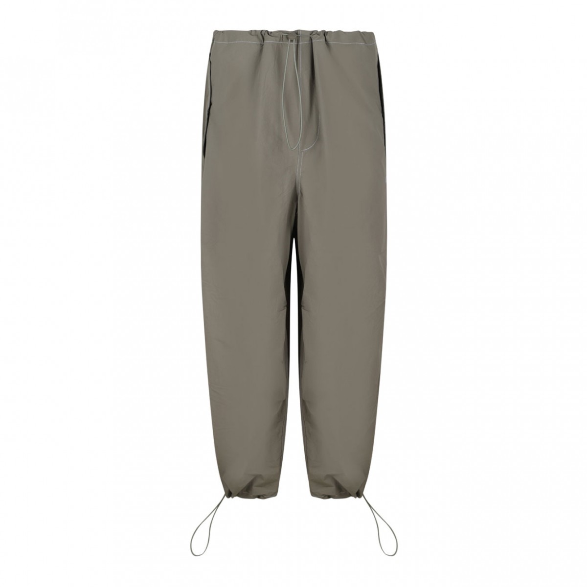 Dark Green Parachute Trousers