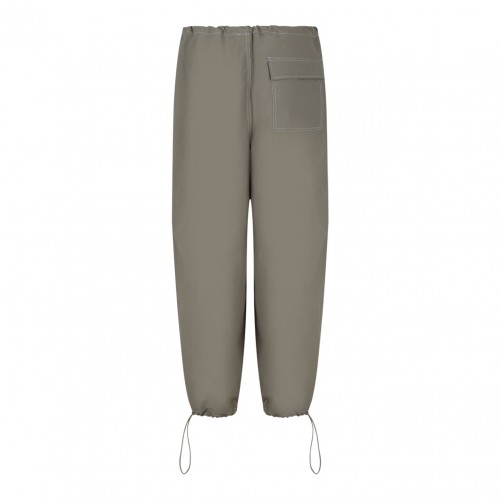 Dark Green Parachute Trousers 2