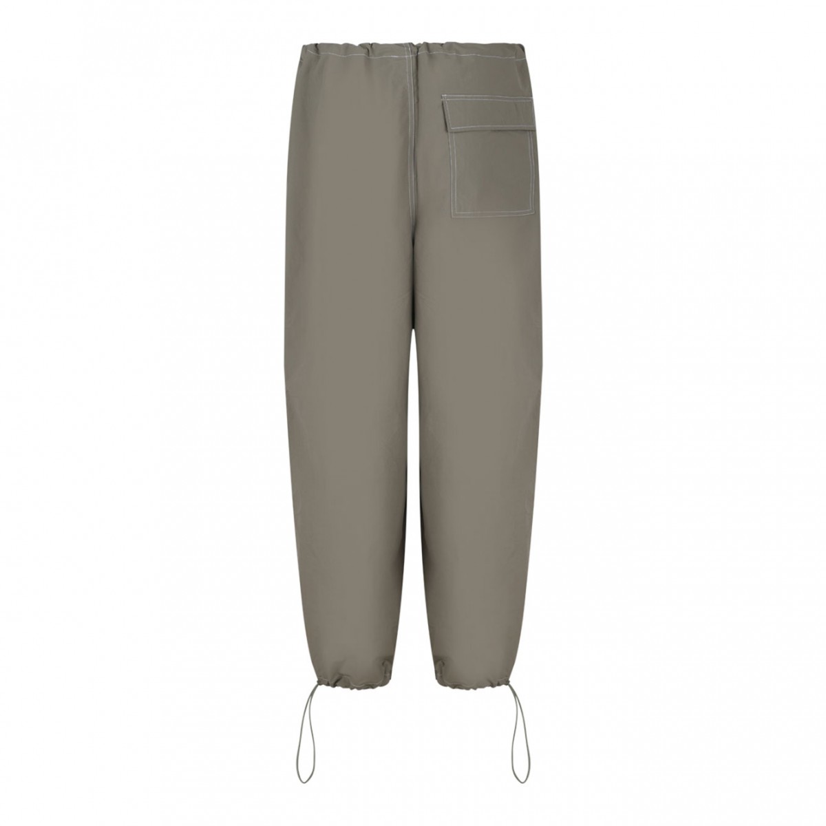 Dark Green Parachute Trousers