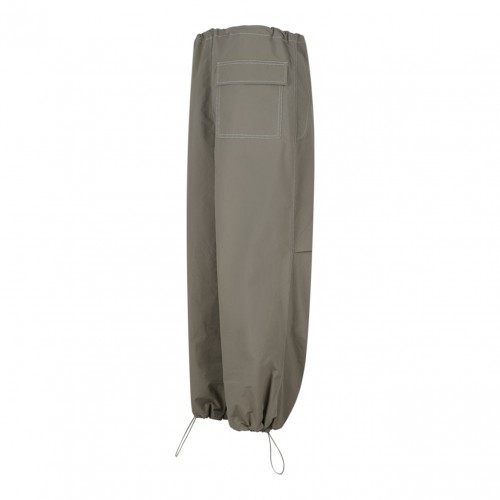 Dark Green Parachute Trousers