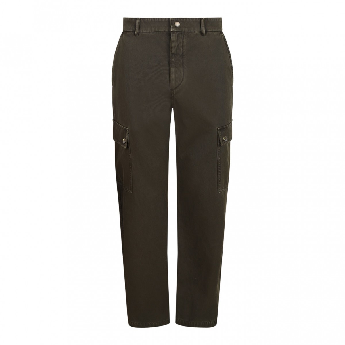 Olive Brown Cargo Trousers