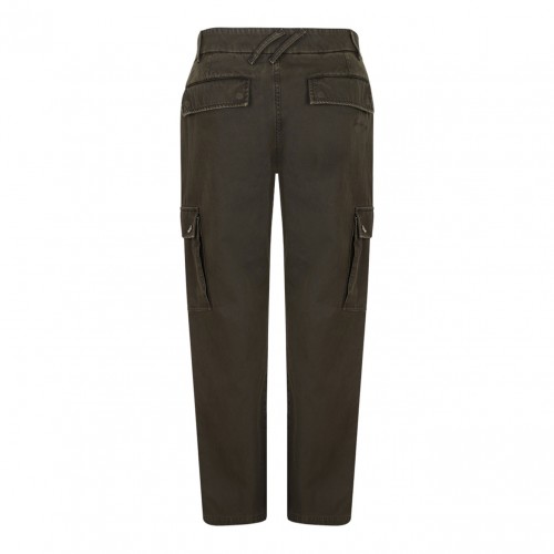 Olive Brown Cargo Trousers 2