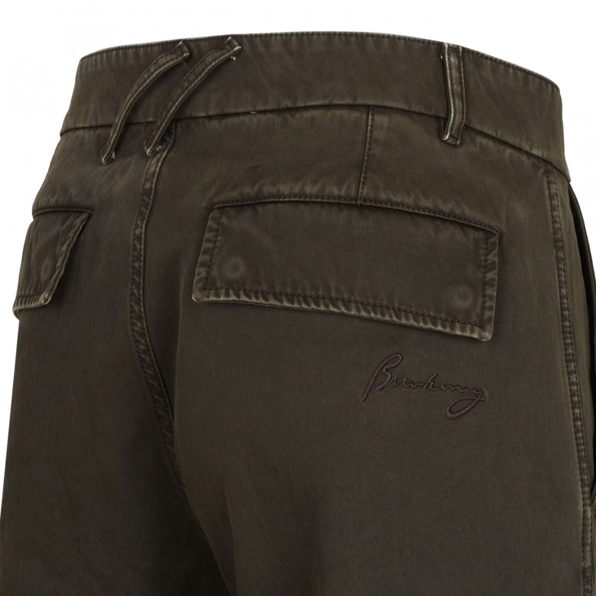 Olive Brown Cargo Trousers