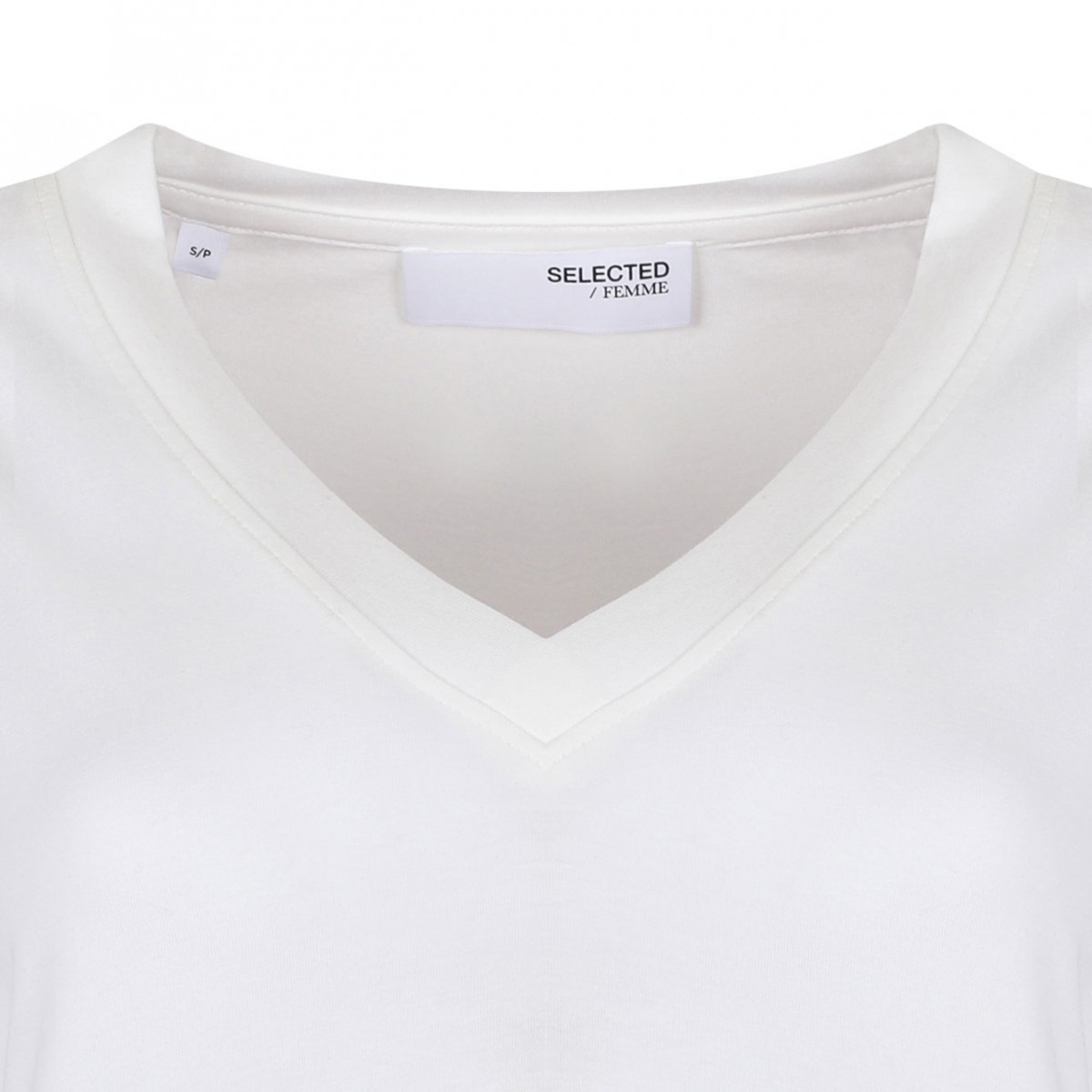 White V Neck T-Shirt