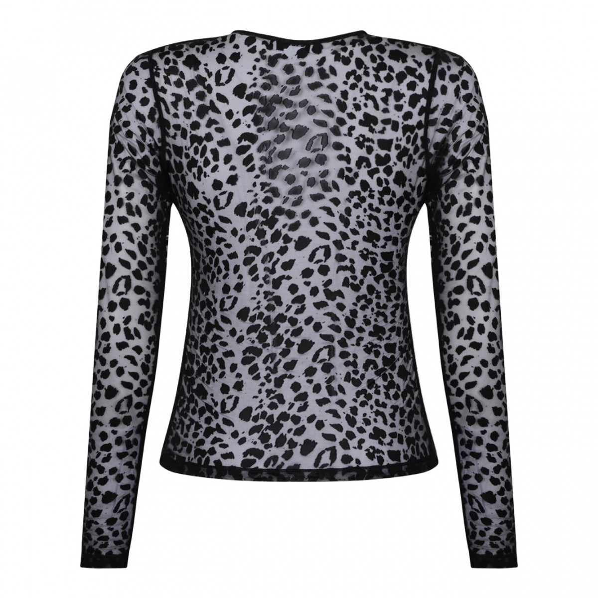 Black Devor Leopard Top