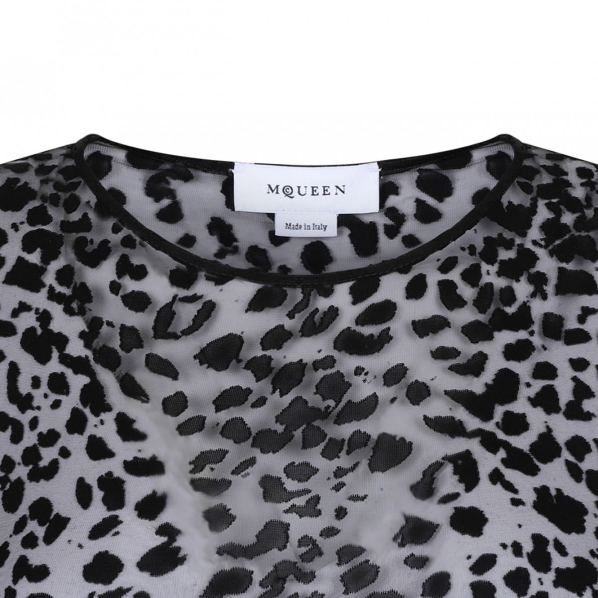 Black Devor Leopard Top