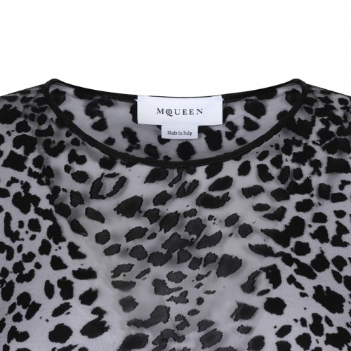 Black Devor Leopard Top