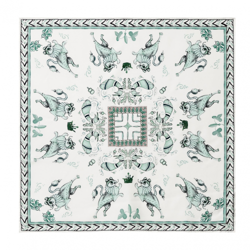 Graphic Print Foulard