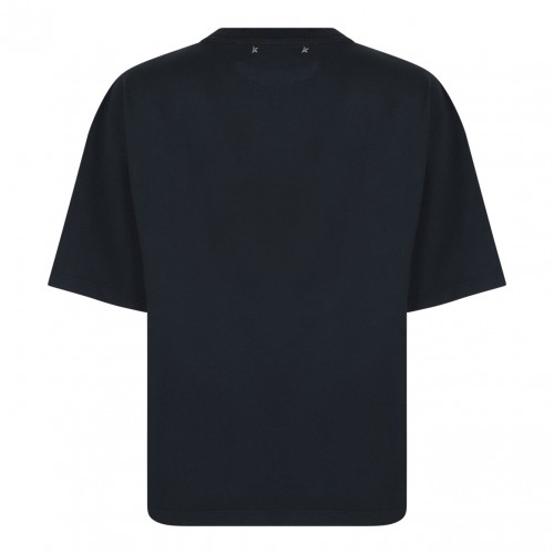 Washed Black Crystal Embellished T-Shirt 2