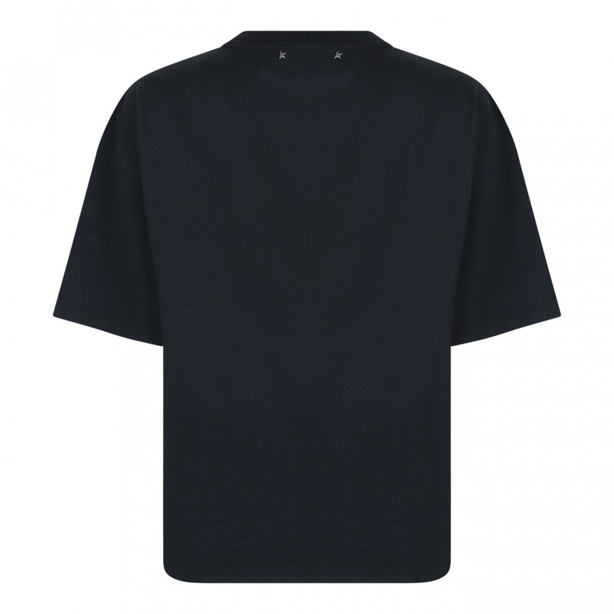 Washed Black Crystal Embellished T-Shirt