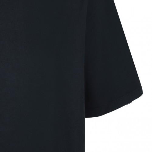 Washed Black Crystal Embellished T-Shirt