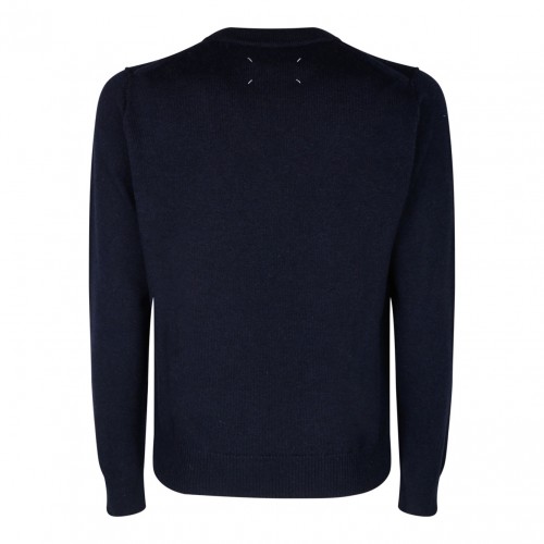 Navy Blue Cashmere Jumper 2