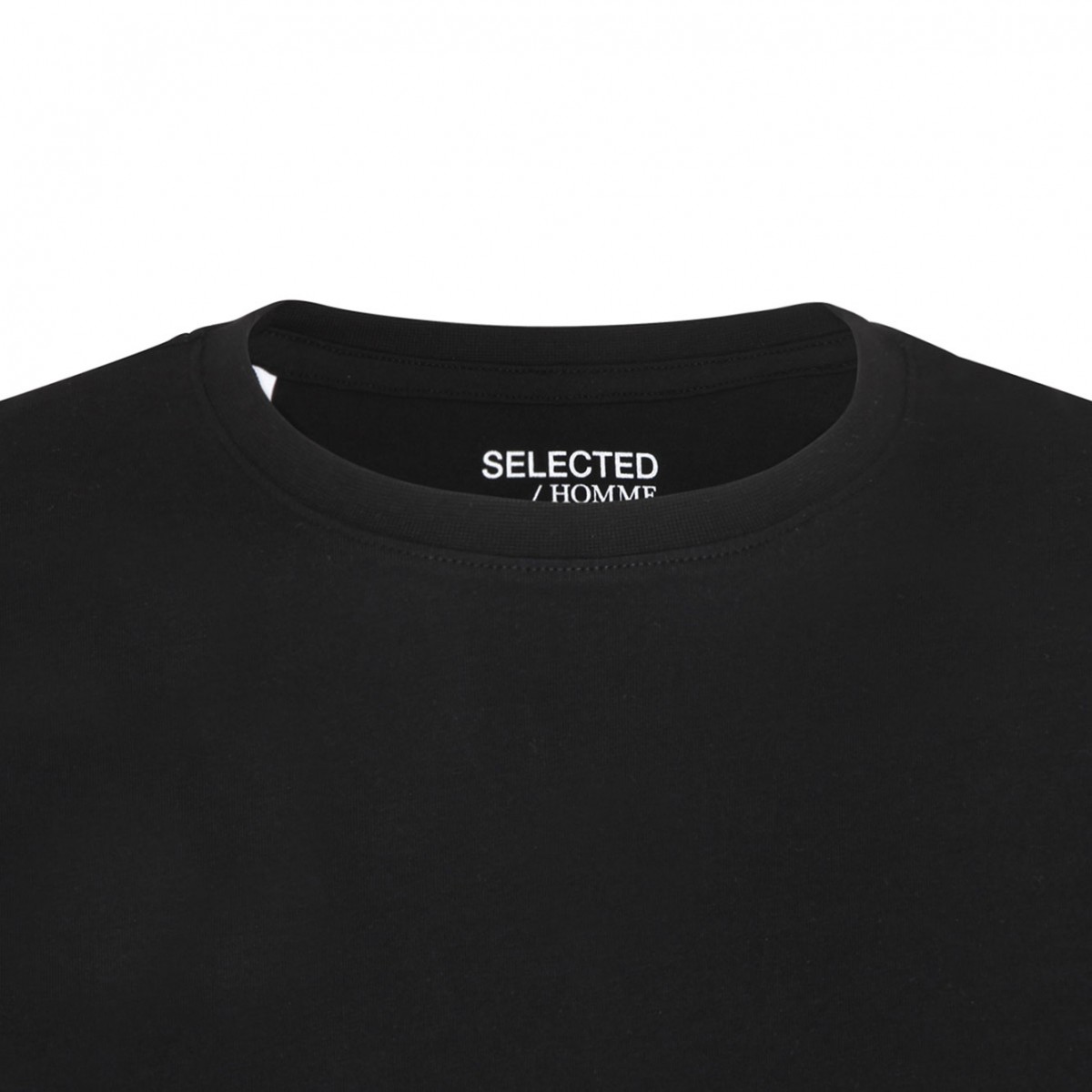 Black Cotton T-Shirt