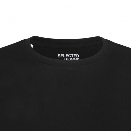 Black Cotton T-Shirt