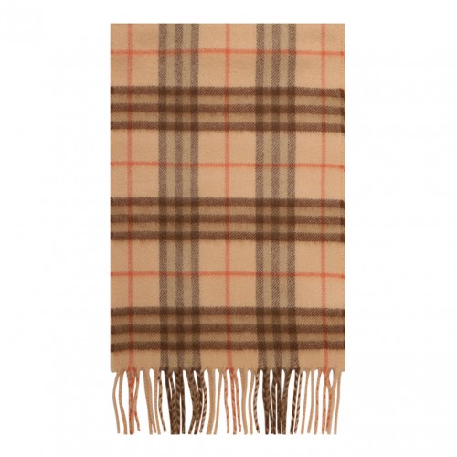 Checked Cashmere Scarf