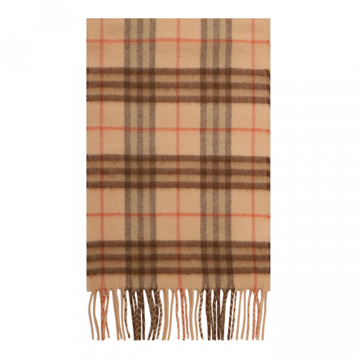 Checked Cashmere Scarf
