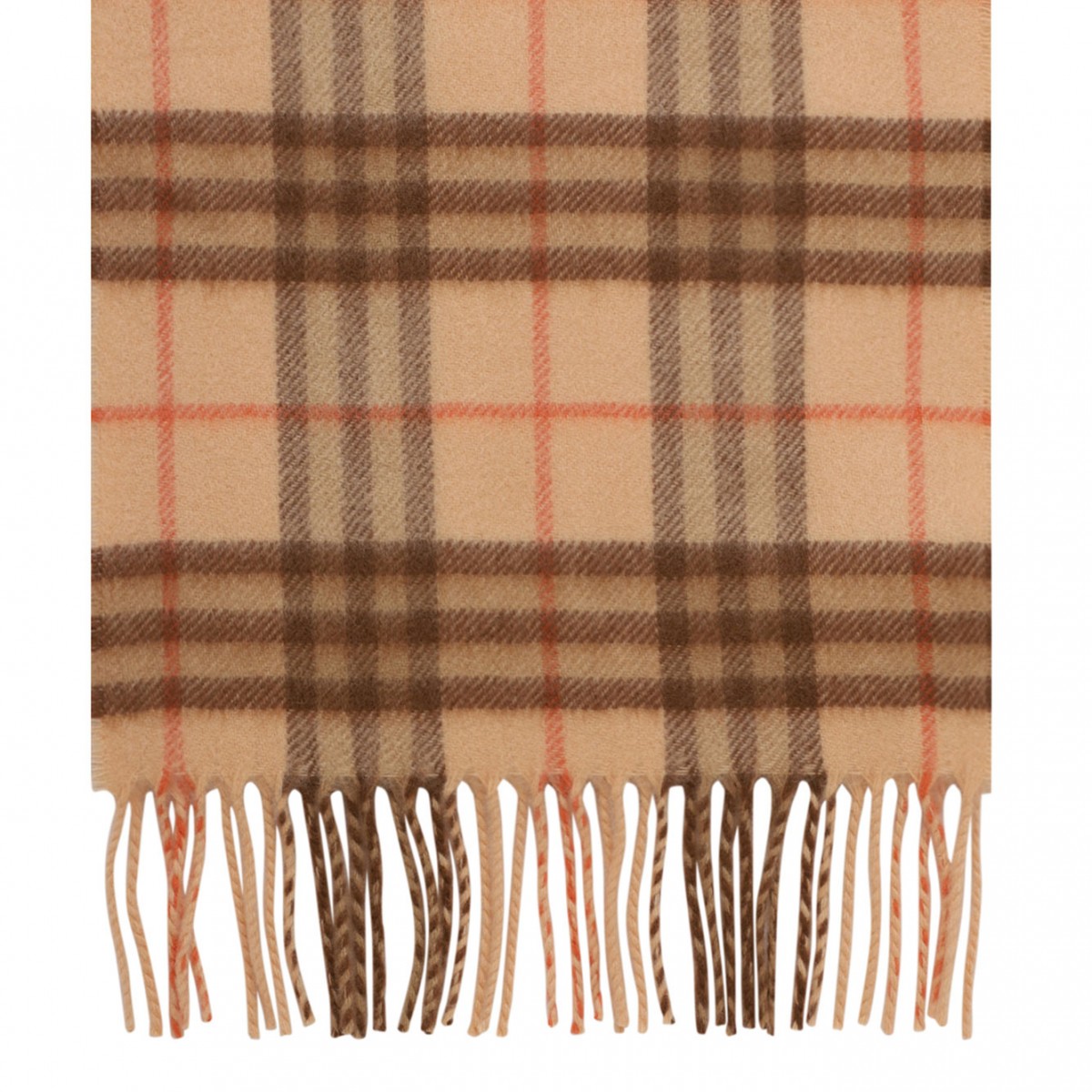 Checked Cashmere Scarf