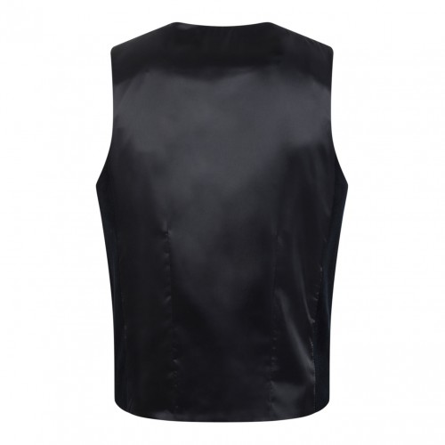 Navy Blue Corduroy Waistcoat