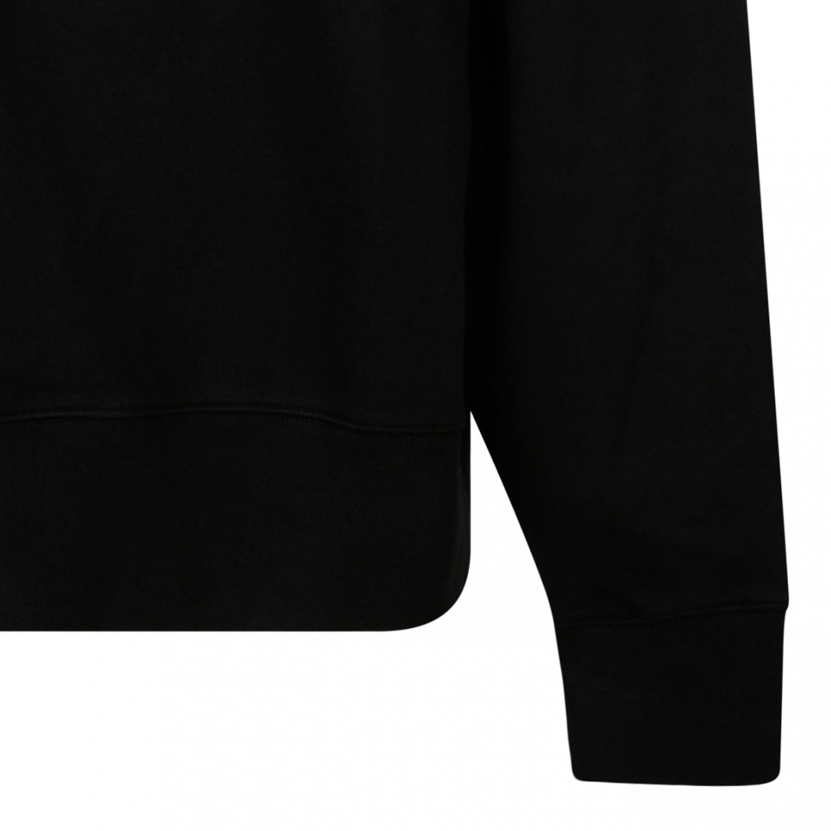 Black Logo Print Sweatshirt