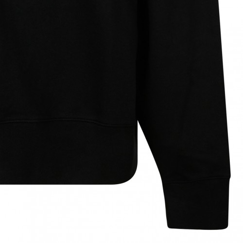 Black Logo Print Sweatshirt