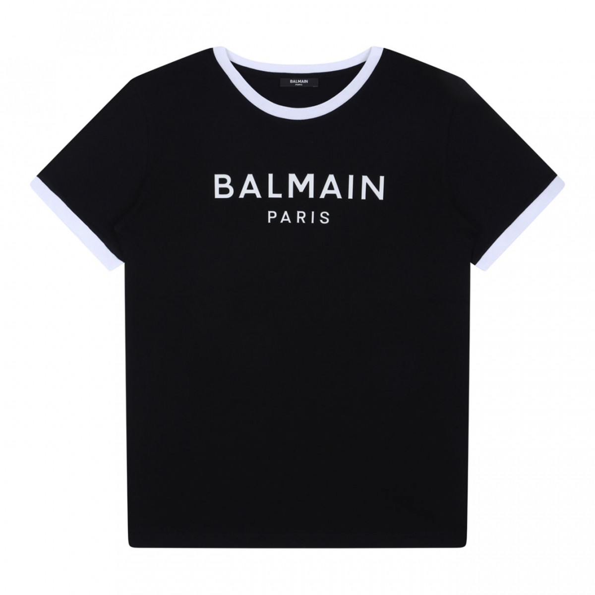 Black Embossed Logo T-Shirt