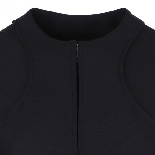 Black Scuba Fitted Jacket