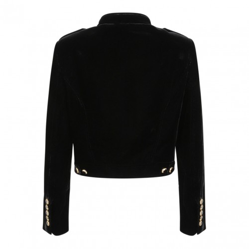 Black Cropped Jacket 2