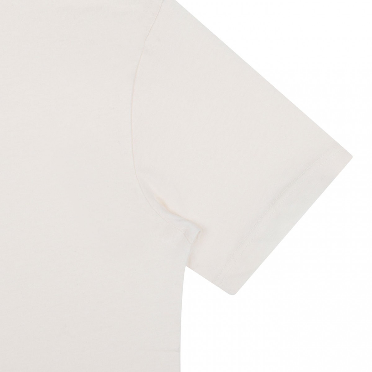 White Logo Print T-Shirt