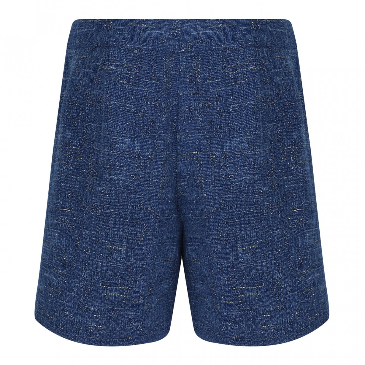 Blue Chambray Tailored Shorts