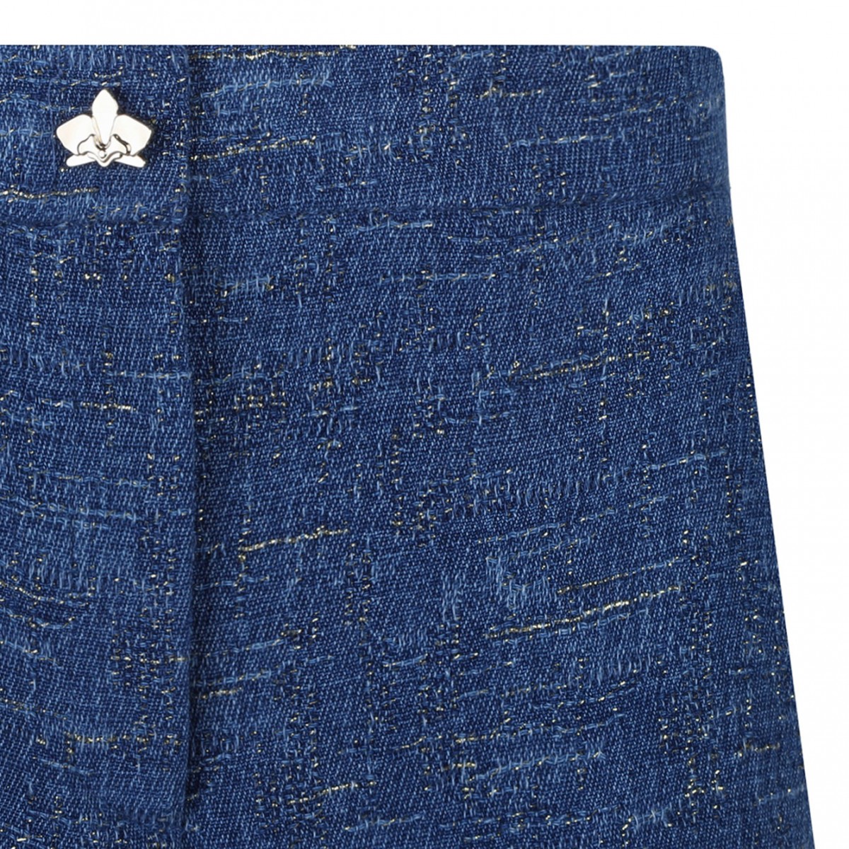 Blue Chambray Tailored Shorts