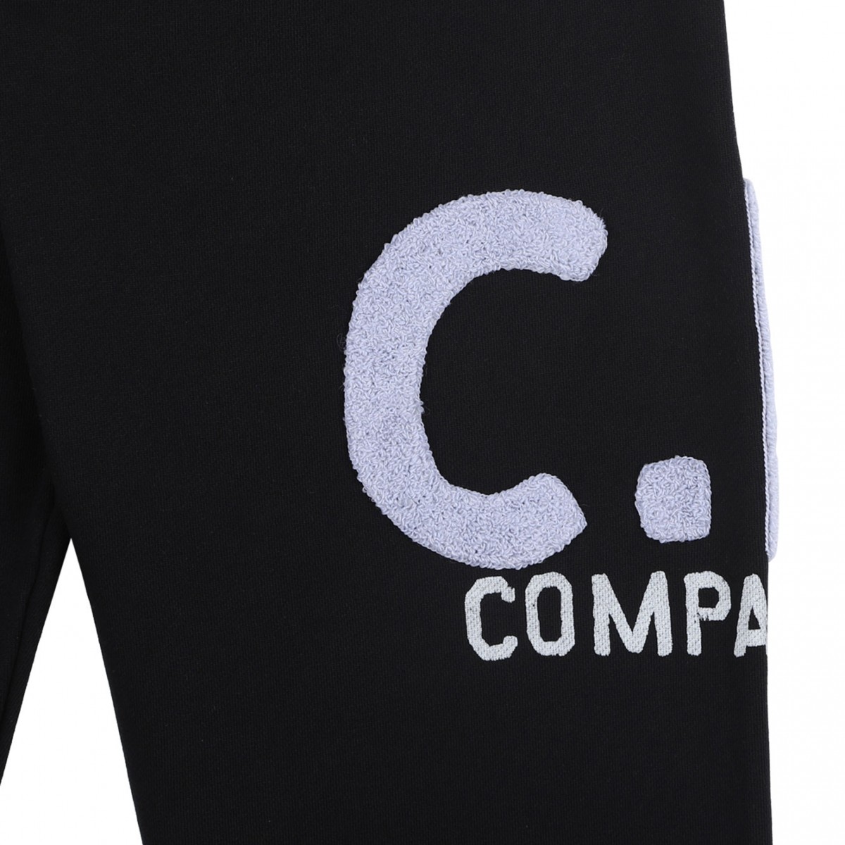 Black Logo Print Sweatpant