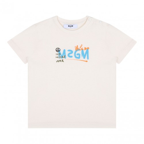 Cream and Orange Sports Set