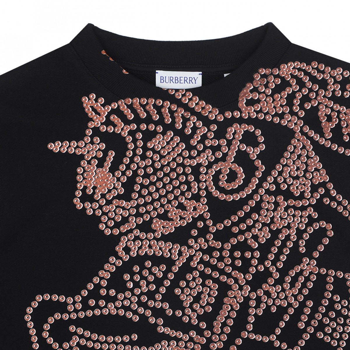 Black Logo Print Sweatshirt