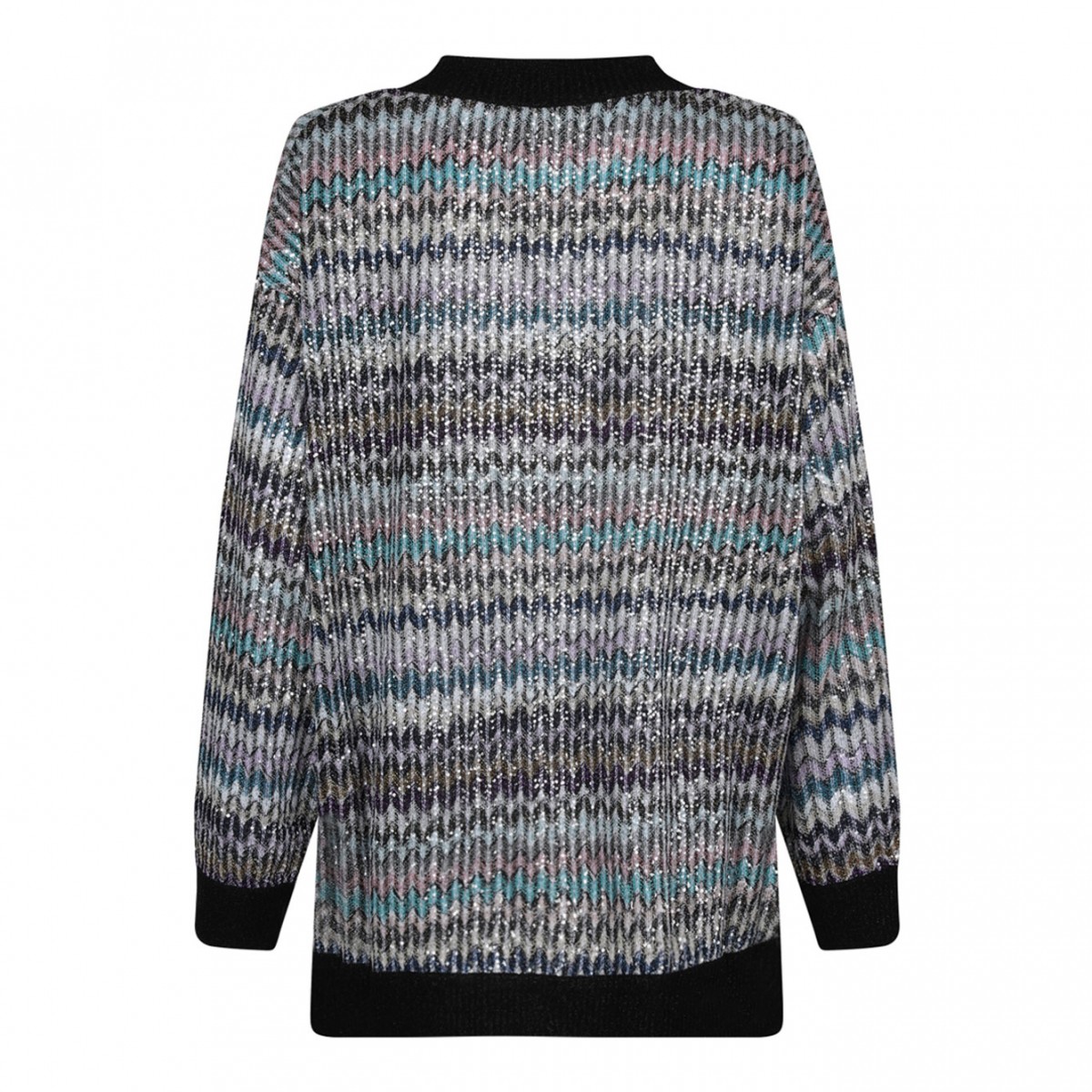 Black and Multicolor Jumper