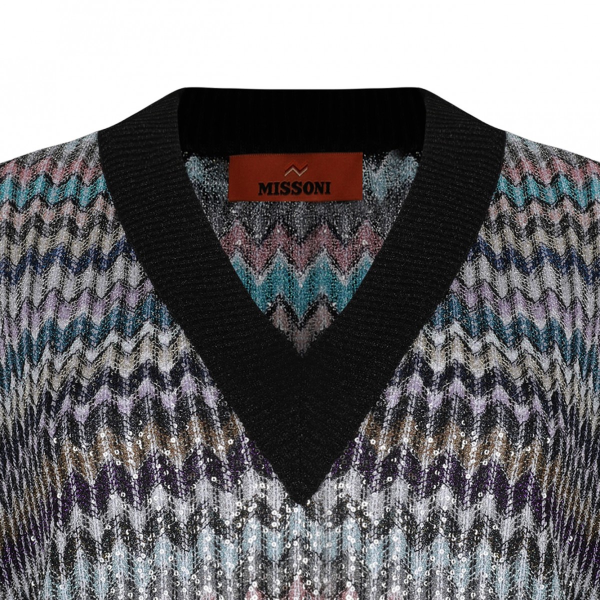 Black and Multicolor Jumper