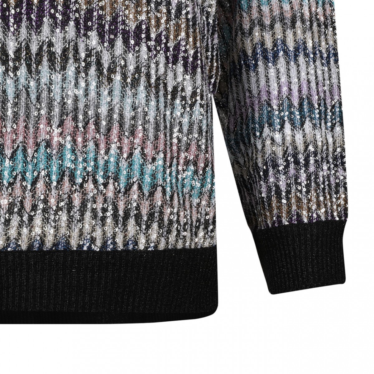 Black and Multicolor Jumper