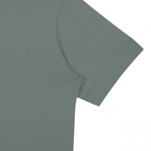 Military Green Logo Print T-Shirt
