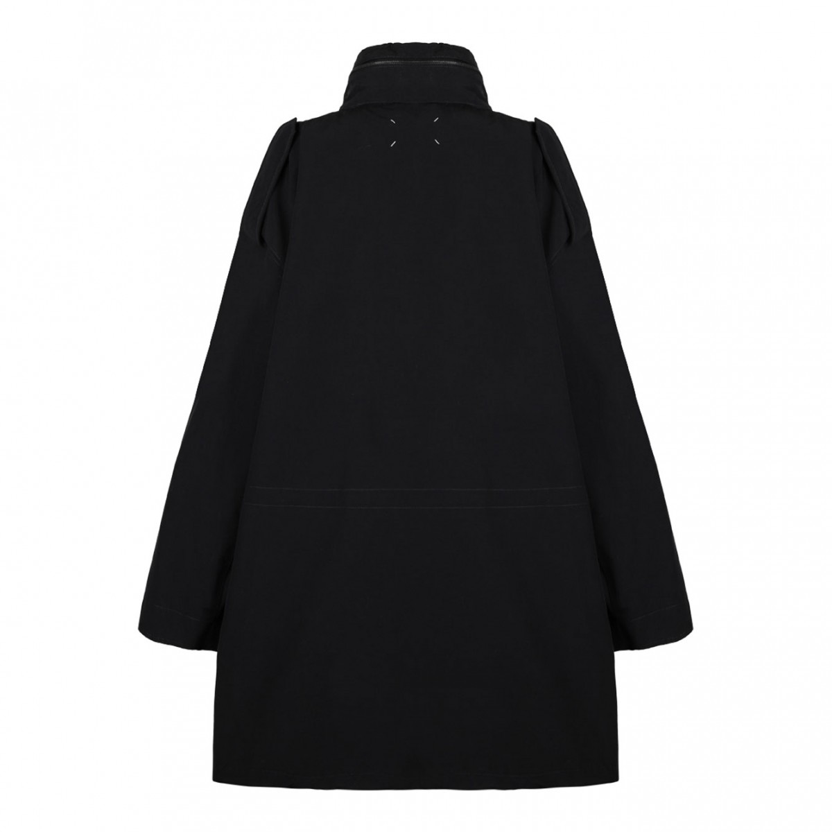 Black Hooded Coat