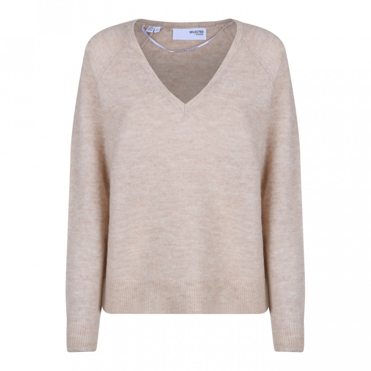 Beige Knitted Sweater