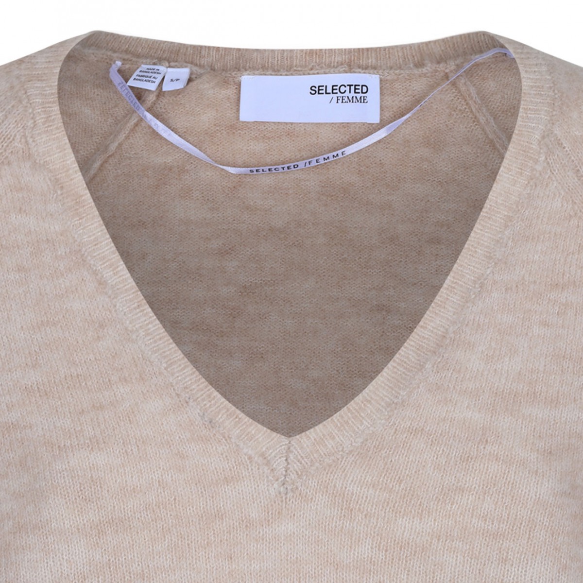 Beige Knitted Sweater