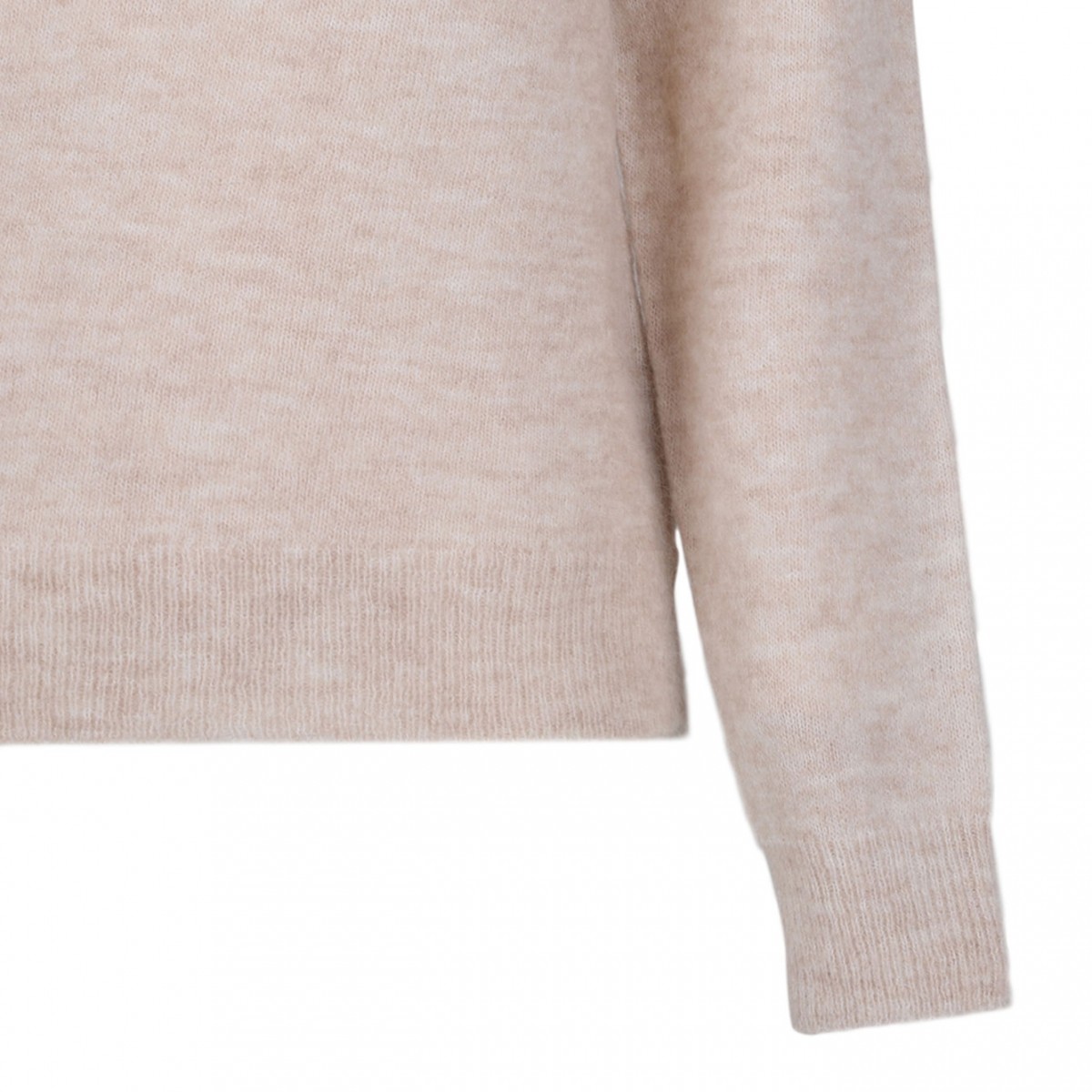 Beige Knitted Sweater