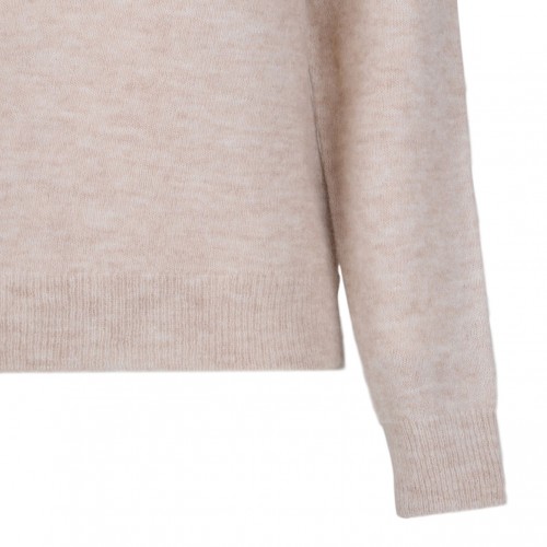Beige Knitted Sweater