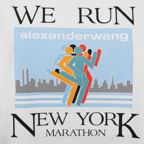 White Jersey Short-Sleeved T-shirt