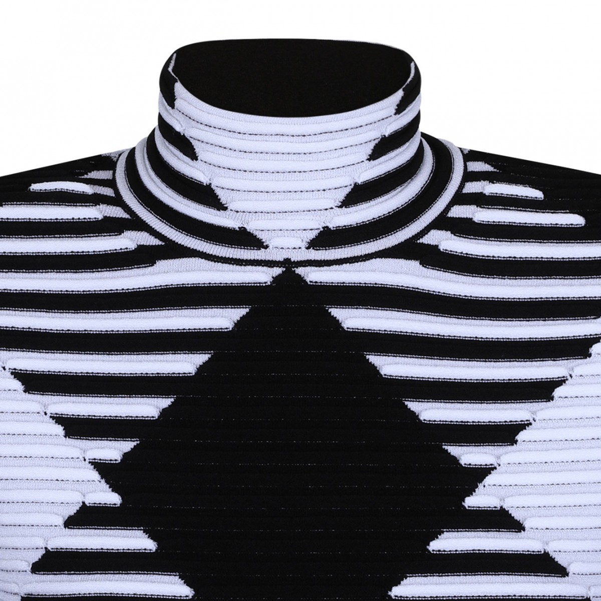 Gingham Knit Mini Dress