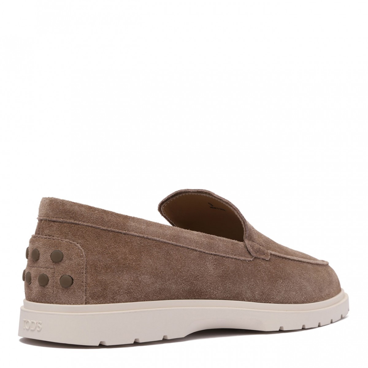 Beige Slip On Loafers